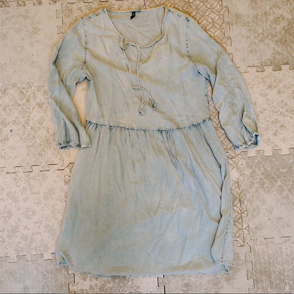 Acid Wash Denim LOOK Dress